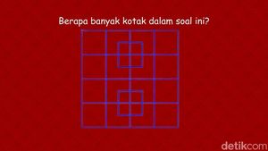Butuh Otak Encer untuk Hitung Jumlah Kotak dengan Tepat, Bisa Jawab dalam 10 Detik?