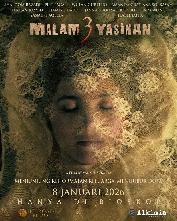 Film bioskop terbaru Malam 3 Yasinan (2026)/Foto: Hellroad Films