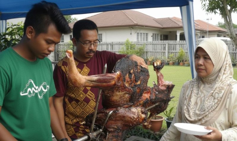 Kambing Guling Akikah Ludes Dibungkus Tamu Serakah, Curhatan Ibu Ini Viral