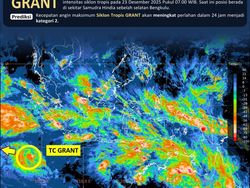 Siklon Tropis Grant Masih Ada, Waspada Angin Kencang-Gelombang Tinggi di Sini!