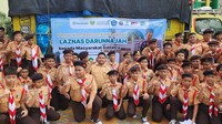 Laznas Darunnajah-Amidas Gontor Kirim 9 Ton Lebih Bantuan ke Sumatera