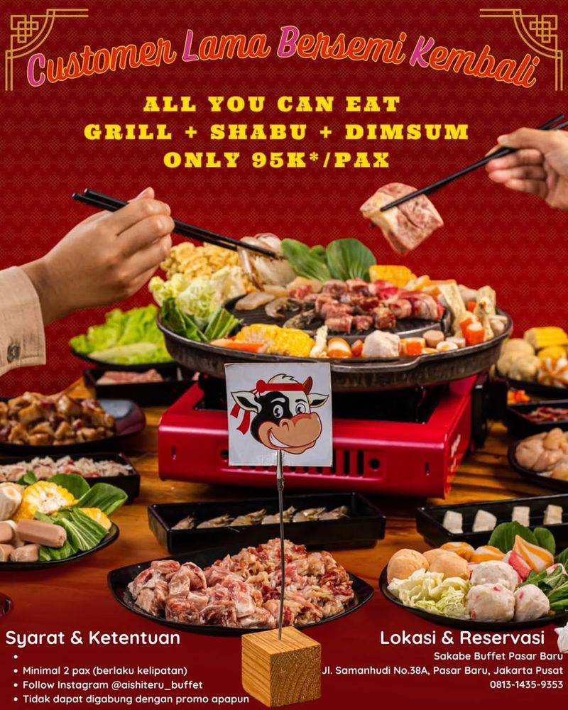 Restoran AYCE di Jakarta