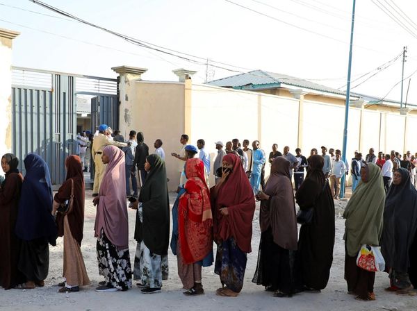 Sejarah Baru Somalia, Warga Mogadishu Antre Beri Suara