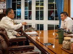 Seskab Bertemu Kepala BP BUMN, Bahas Huntara-Pemulihan Perbankan di Daerah Bencana