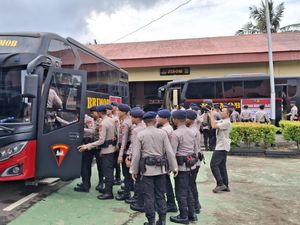 100 Personel Polda Sumsel Dikirim ke Aceh Bantu Penanganan Pascabencana