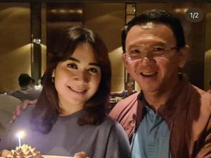 Potret Hangat Puput Nastiti dan Ahok Saat Makan Bersama Keluarga