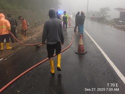 Jalan Baru Tawangmangu Kembali Normal Usai Sempat Buka Tutup Imbas Longsor