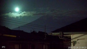 Momen Bola Api Melintasi Langit Malam Jepang