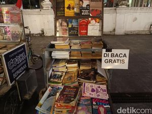 Mengenal Perpustakaan Bergerak, Lapak Baca Gratis di Malioboro