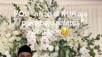 Pernikahan di KUA Viral, Baju Pengantin Bikin Salfok Hanya Rp100 Ribuan