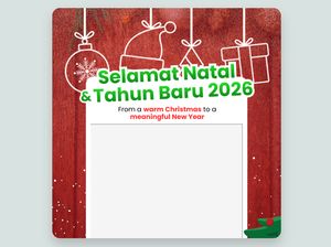15 Twibbon Natal 2025 dan Tahun Baru 2026 Terbaru, Keren dan Gratis!