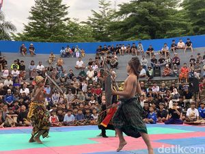 Unik, Pepadu Cilik Meriahkan Peresean Anak di Lombok Barat