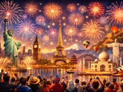 7 Tradisi Unik Menyambut Tahun Baru di Berbagai Negara