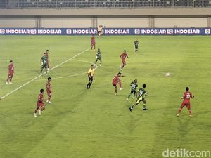 Babak Pertama PSS Sleman Unggul 1-0 atas Persipal