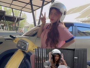 Tentang Vespa Kuning Lisa Mariana dan Aura Kasih