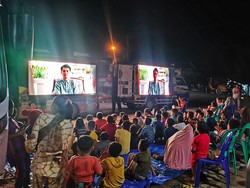 Hibur Korban Bencana di Tapsel, Pemprov Sumut Gelar Nobar Film Agak Laen