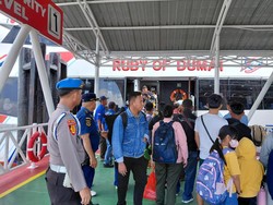 Kawal Arus Mudik Nataru, Polres Dumai Perketat Pengawasan di Pelabuhan Pelindo