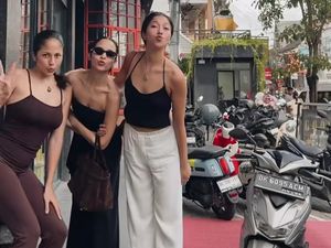 Gemasnya Putri Marino, Ambar, dan Sitha Jalan Bareng Sambil Outfit Check Centil