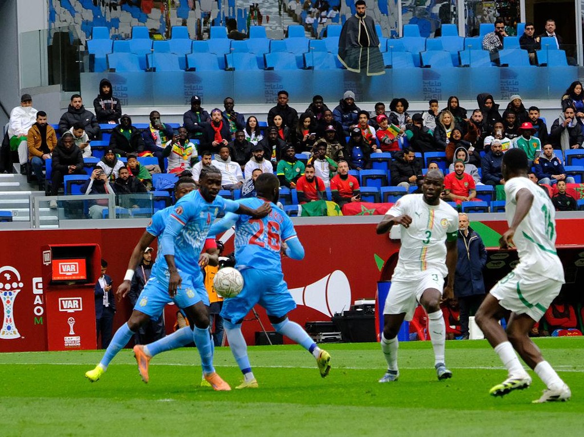 Senegal diimbangi Republik Demokratik Kongo 1-1. (Anadolu via Getty Images/Anadolu)