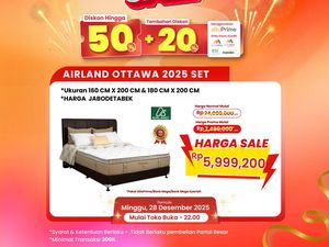 Transmart Full Day Sale! Beli Tempat Tidur Dapat Diskon Jumbo