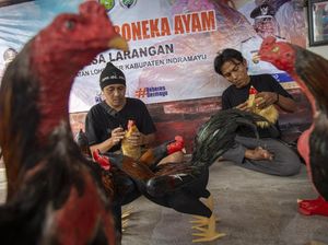 Belajar Bikin Boneka Ayam, Cara Desa Larangan Tekan Pengangguran