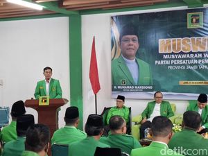 Bupati Batang Hari Kembali Nakhodai PPP Jambi, Ini Pesan Mardiono untuk Kader