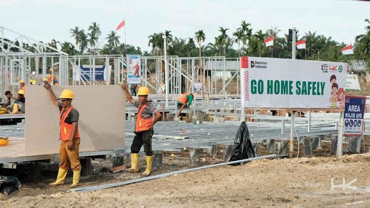 Huntara Aceh Tamiang: Konstruksi Maraton Siang Malam