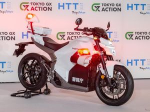 Wujud Motor Sport Listrik Honda yang Tunggangan Polisi