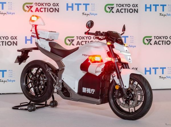 Wujud Motor Sport Listrik Honda yang Tunggangan Polisi