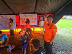 Pos Hangat Basarnas Jadi Tempat Singgah Wisatawan Nataru di Sukabumi