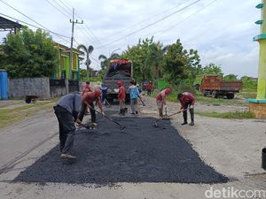 Sepanjang 2025, URC PUTR Gresik Perbaiki Ribuan Jalan Berlubang-Rusak