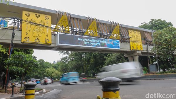 Wajah Baru JPO Kyai Tapa, Modern dengan Sentuhan Betawi