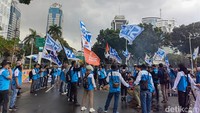 Buruh Demo Lagi di Jakarta, Ancam Tak Berhenti Sampai Tuntutan Dipenuhi