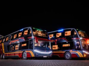 Mewah! Intip Fasilitas Bus Tingkat Terbaru PO Juragan 99 Trans