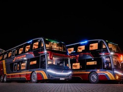Mewah! Intip Fasilitas Bus Tingkat Terbaru PO Juragan 99 Trans