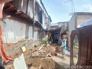 Rumah Aktor Legendaris Diding Boneng di Menteng Ambruk