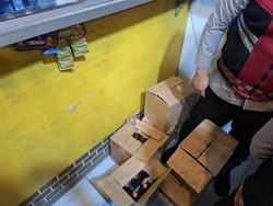 Jelang Malam Tahun Baru, Polres Serang Razia Ratusan Botol Miras