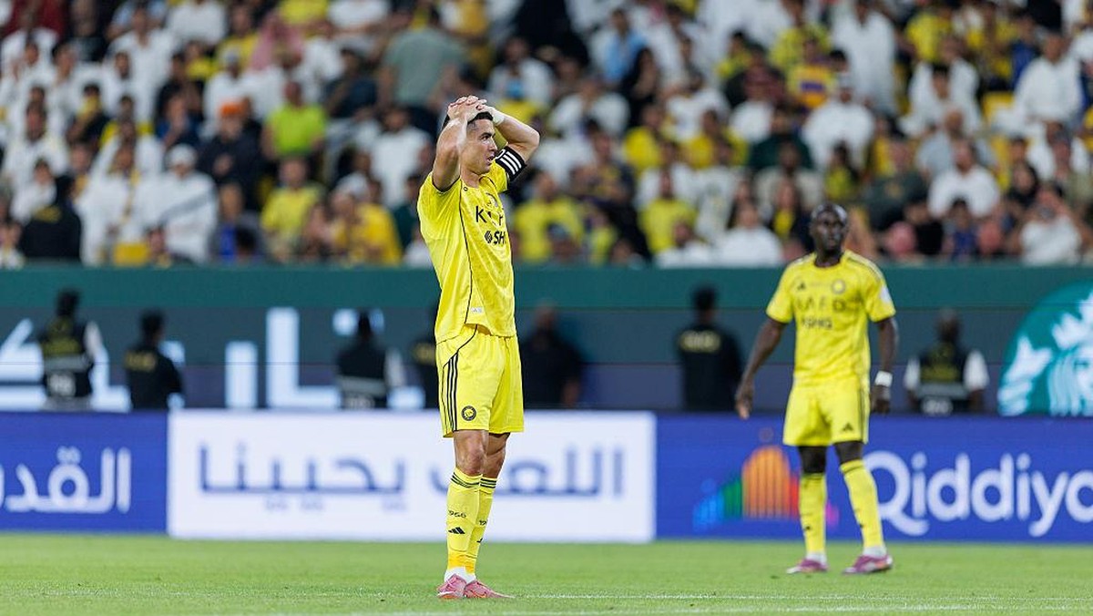 Al Nassr gagal menang melawan Al Ettifaq. (Dok. Foto: Abdullah Ahmed/Getty Images)