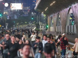 Video: Suasana Bundaran HI di Malam Tahun Baru