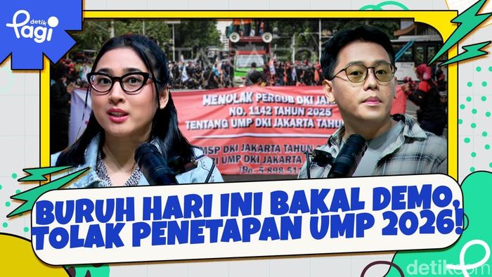 Video: Buruh Hari Ini Bakal Demo, Tolak Penetapan UMP 2026!