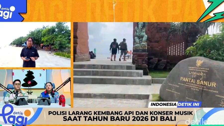 Video: Polisi Larang Kembang Api dan Konser Musik Saat Tahun Baru 2026 di Bali 