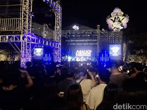 10 Ribu Orang Padati GWK Meski Tanpa Pesta Kembang Api