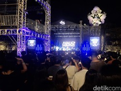 10 Ribu Orang Padati GWK Meski Tanpa Pesta Kembang Api