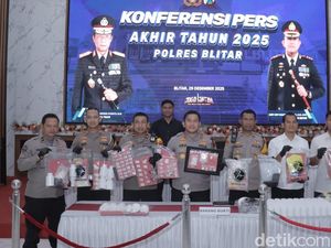 Sepanjang Tahun 2025, Polres Blitar Ungkap 33 Kasus Menonjol