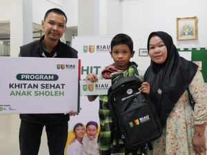 PT Riau Petroleum Gelar Sunatan Massal, Peserta dapat Tas Sekolah dan Santunan