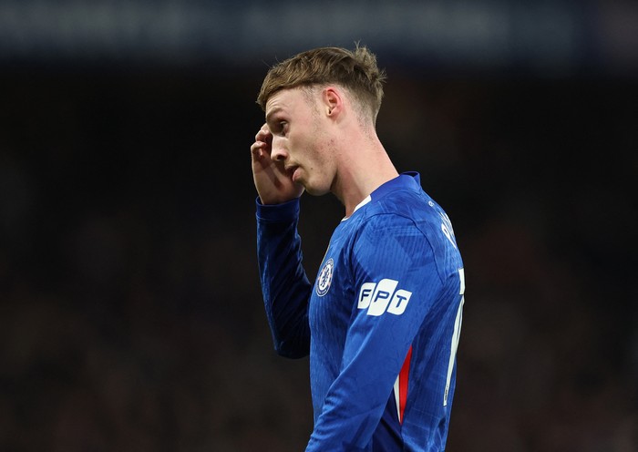 Soccer Football - Premier League - Chelsea v AFC Bournemouth - Stamford Bridge, London, Britain - December 30, 2025 Chelseas Cole Palmer reacts after being substituted Action Images via Reuters/Andrew Boyers EDITORIAL USE ONLY. NO USE WITH UNAUTHORI