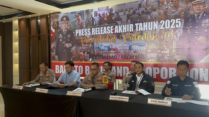 Lakalantas di Palembang Meningkat Capai 1.007 Kasus Sepanjang 2025