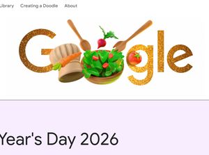 Google Doodle Tahun Baru 2026, Ini Arti Ikon dan Pesan Tersembunyinya