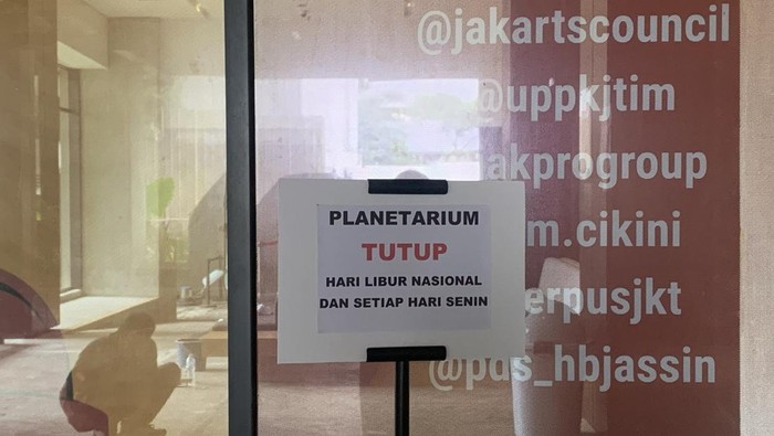 Planetarium Jakarta Tutup Akibat Libur Nasional