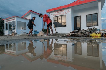 Berita dari Detik Finance: Pembangunan Kampung Nelayan Merah Putih di Konawe Hampir Rampung